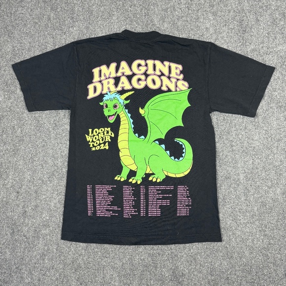 Imagine Dragons Loom World Tour 2024 Shirt Mens Small 056 - Picture 1 of 8